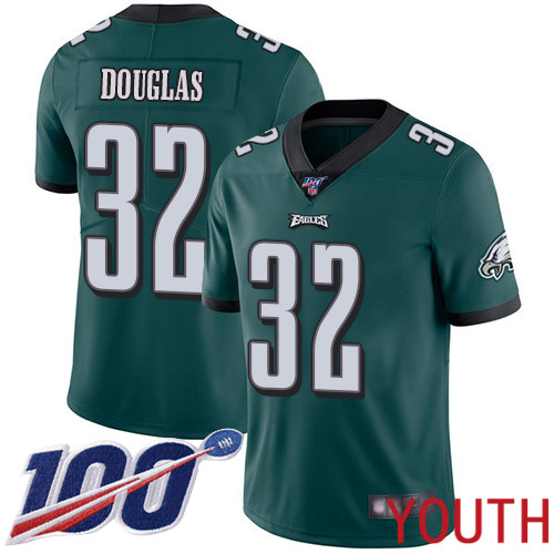 Youth Philadelphia Eagles #32 Rasul Douglas Midnight Green Team Color Vapor Untouchable NFL Jersey Limited 100th->youth nfl jersey->Youth Jersey